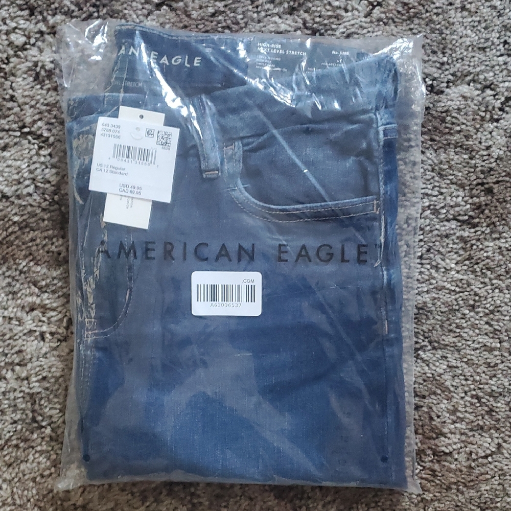 American Eagle Outfitters Women's High Rise Curvy Jeggings size 12 regular